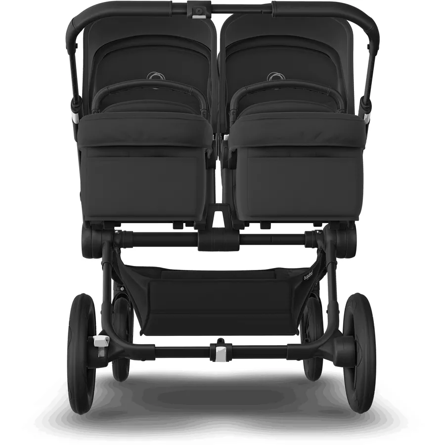 bugaboo Zwillingswagen Donkey 5 Twin Complete BlackMidnight Black