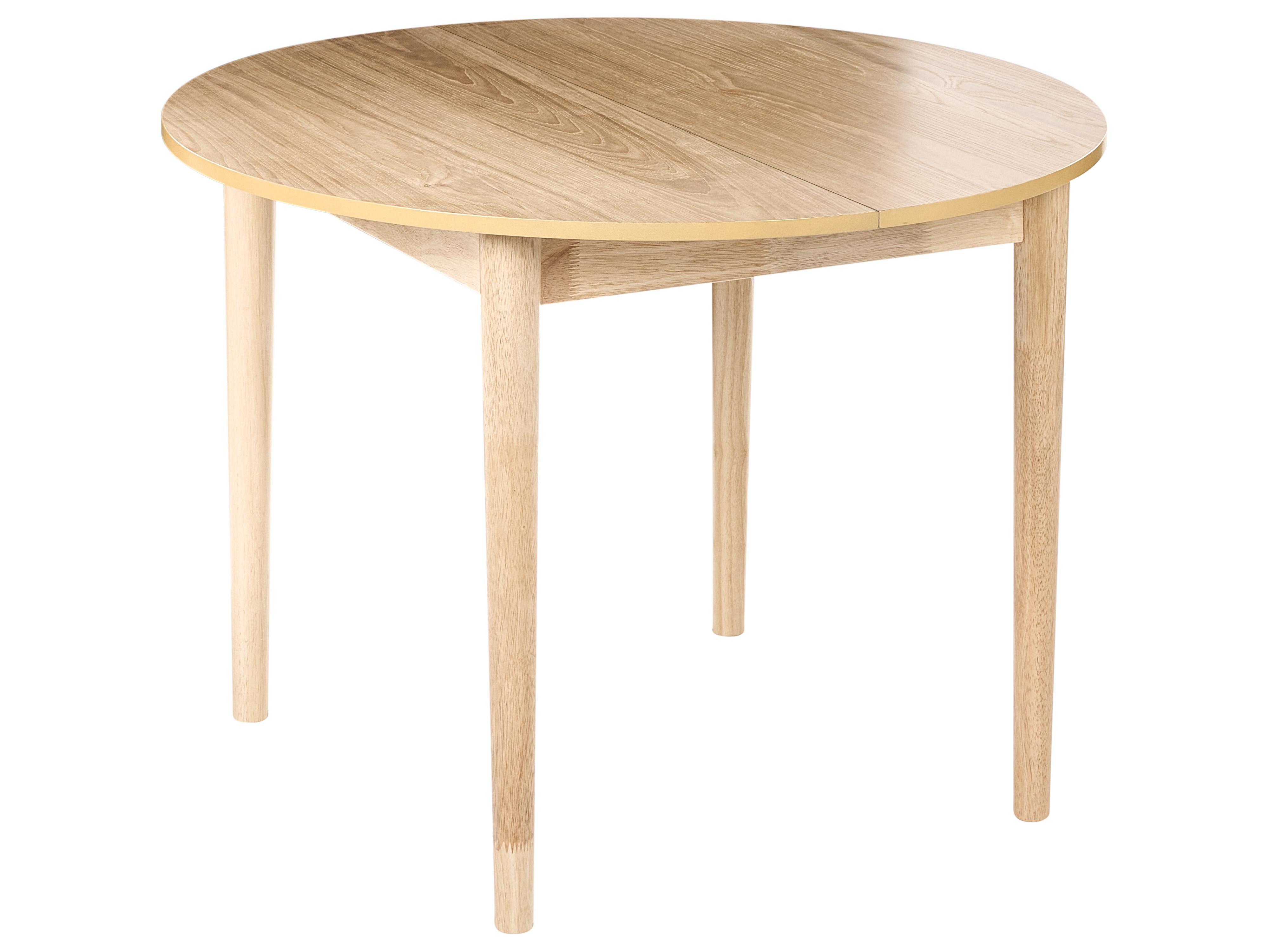 Eettafel uitschuifbaar ECHO Licht eikenhout 107 cm 107/137 cm
