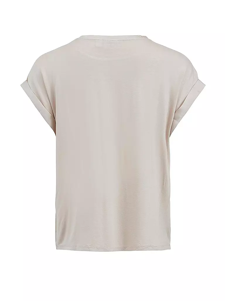VILA Blusenshirt VIELLETTE  creme