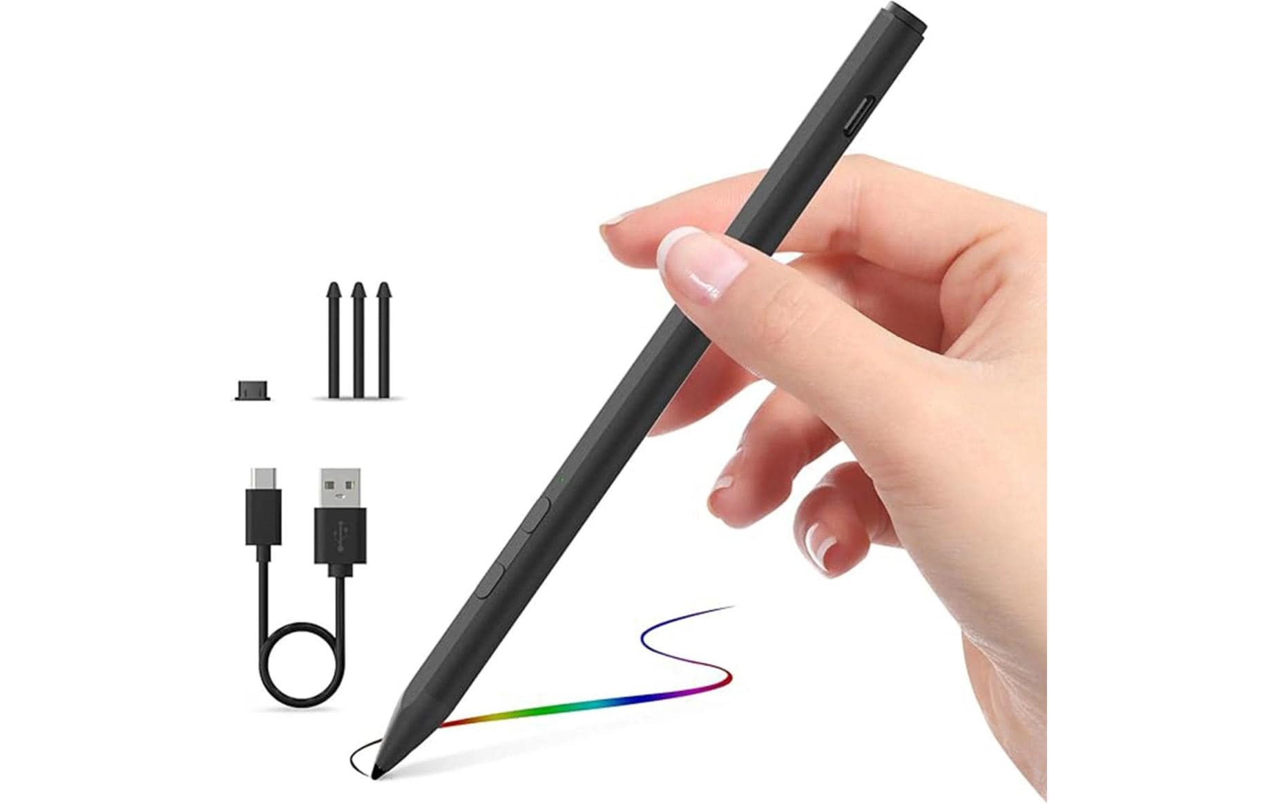 Eingabestift MPP Sylus Pen SchwarzAktiver Eingabestift MPP für Surface
