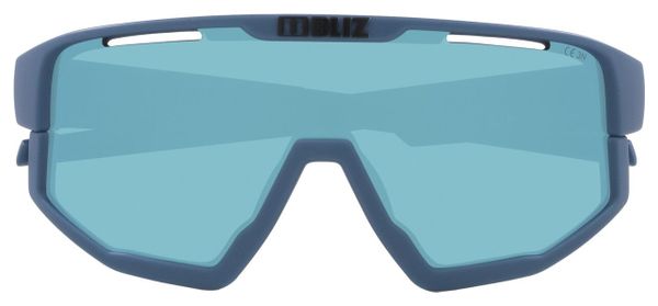 Lunettes Bliz Fusion Small Bleu Mat - Ecran Miroir Bleu glacier