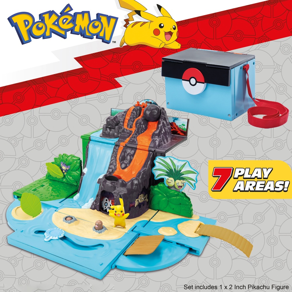 Pokémon 30cm Tragetasche Vulkan-Spielset