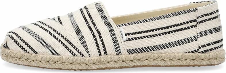 TOMS alpargata rope espadrilles dames blauw 10017729 blue chambray canvas