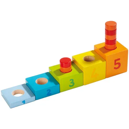 HABA 5676 Steckspiel Erster fabelhafter Zahlenturm