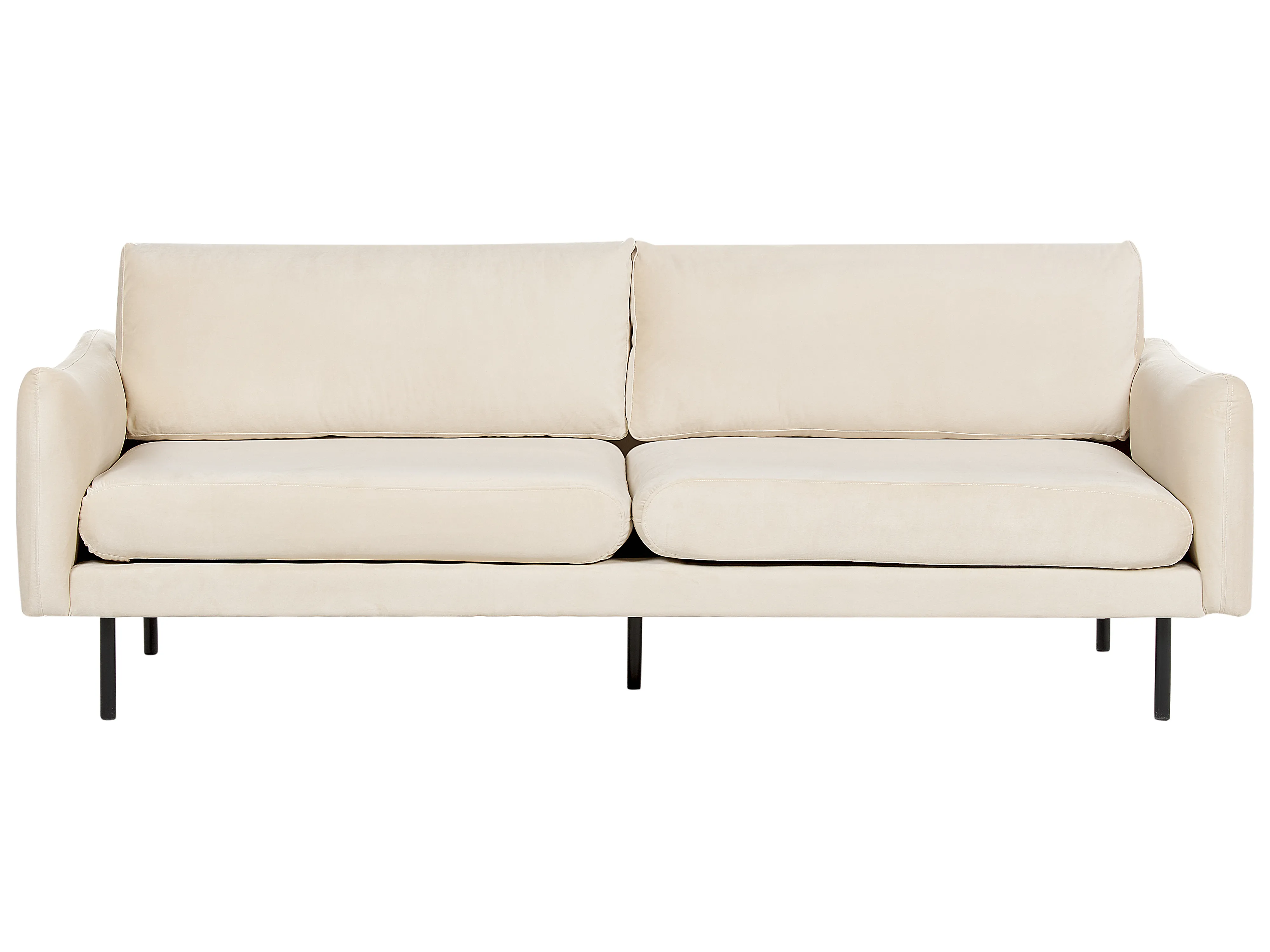 Bankenset 4-zits VINTERBRO Fluweel Lichtbeige