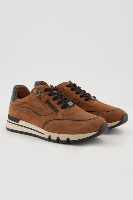 Leder-Sneaker, Caprice Comfort, Veloursleder, Weite H