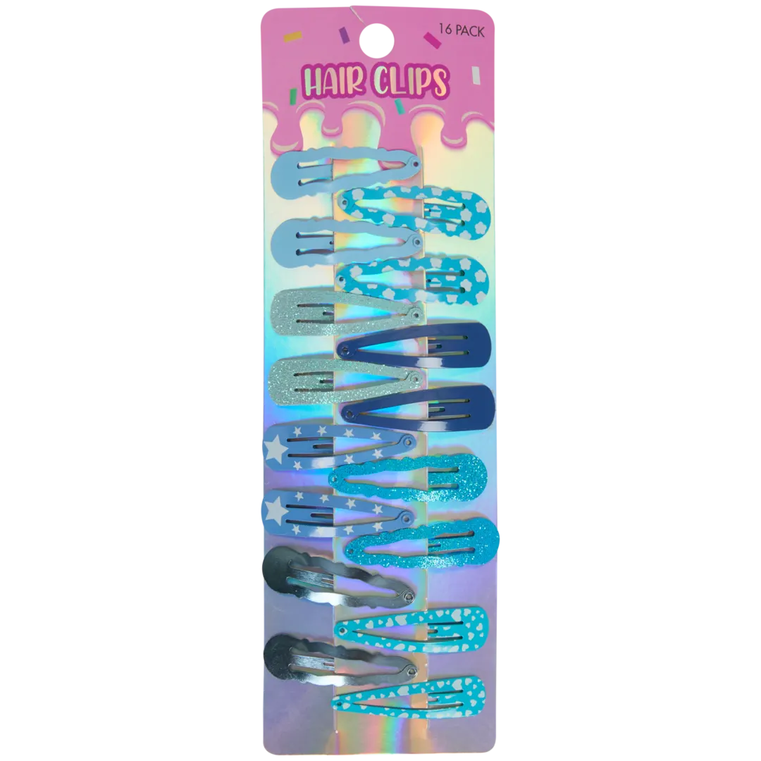 Haarclips 16 stuks | diverse varianten