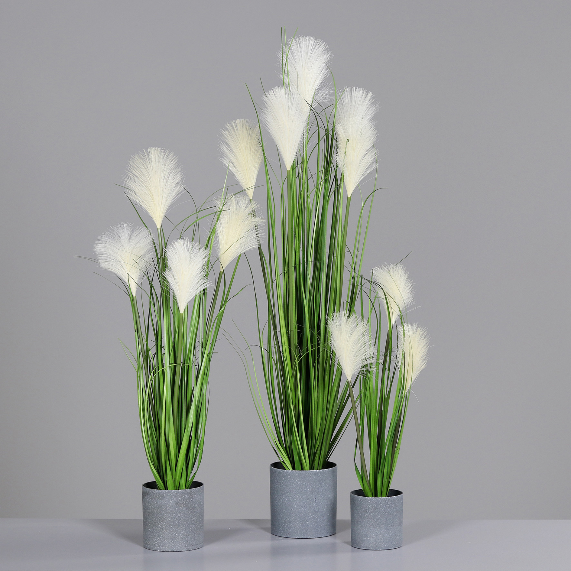Grasarrangement im Topf - Kunstpflanze - 89 cm