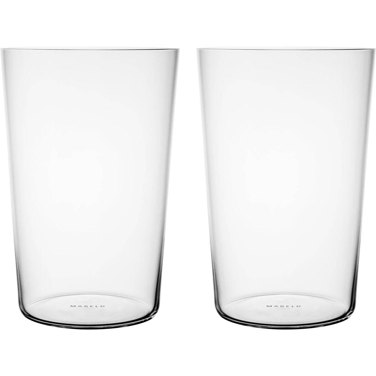 Tynt ølglass 35 cl, 2 stk. krystallglass