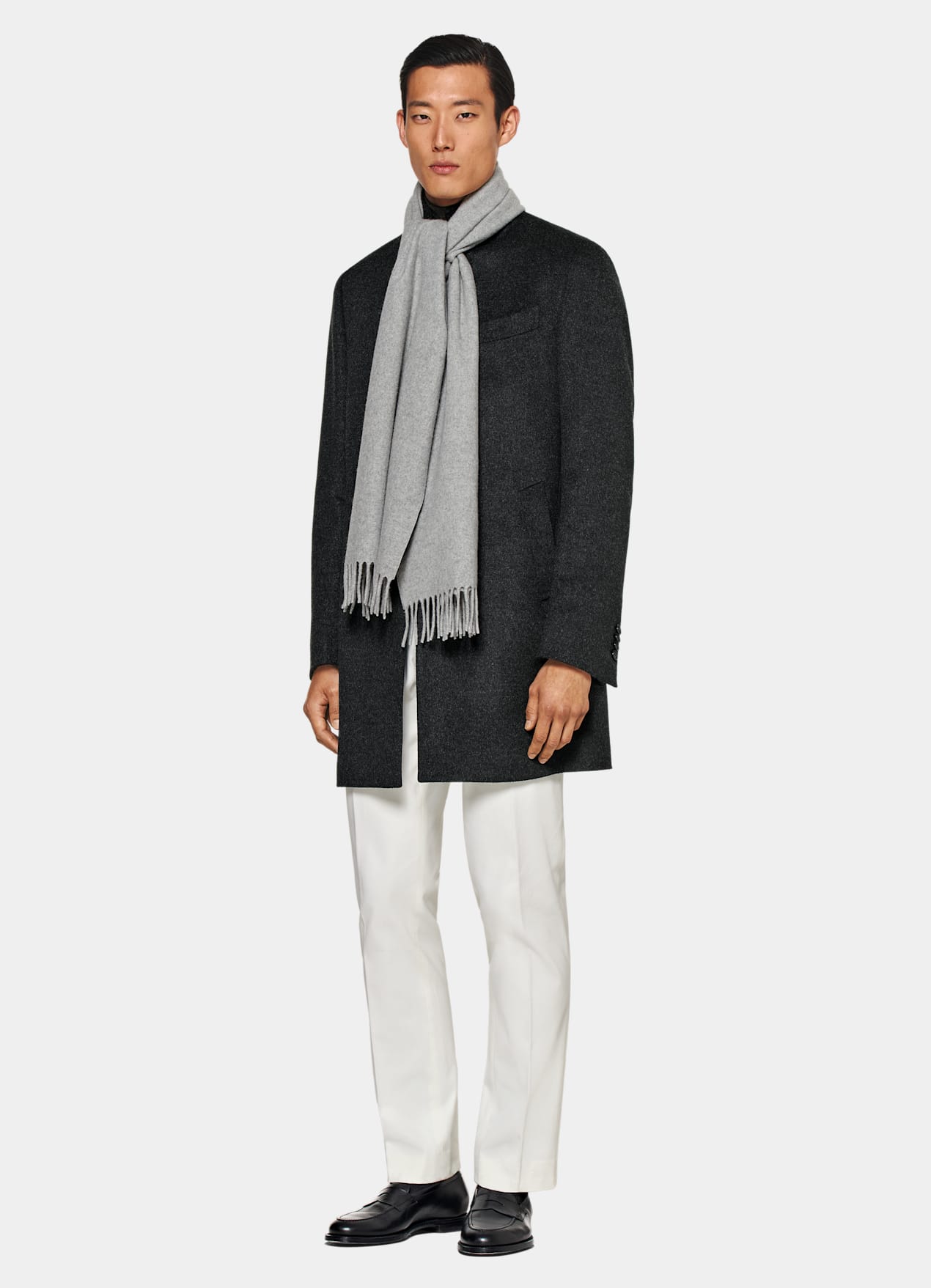Manteau gris foncé