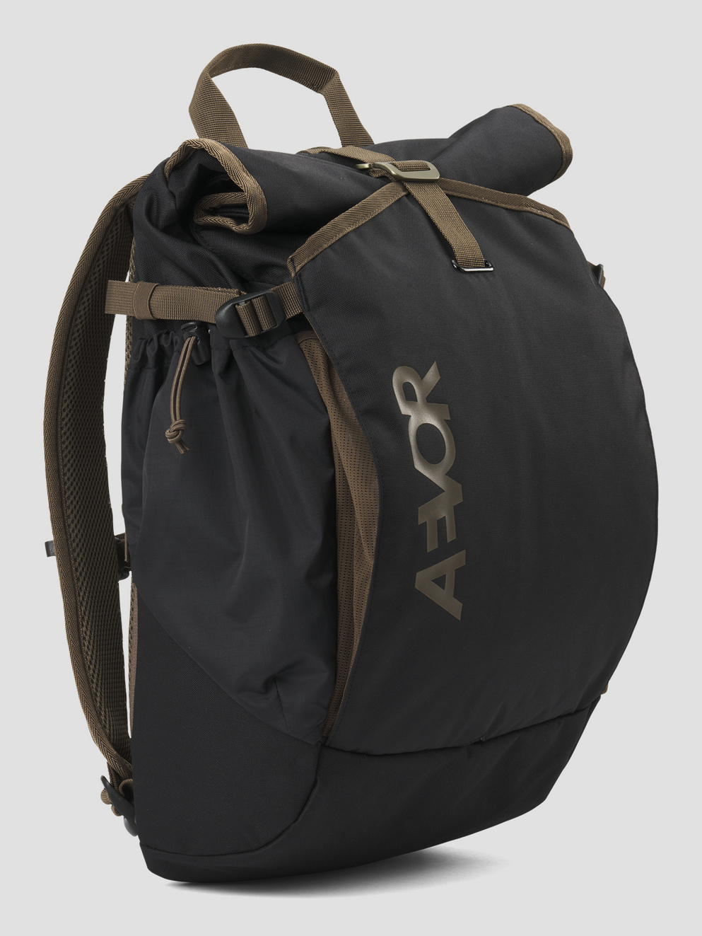 AEVOR Roll Pack Backpack black olive