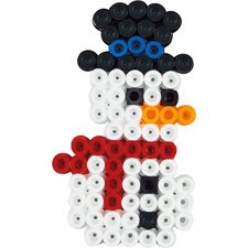 hama Perles à repasser maxi + plaque 'Noël', en boîte