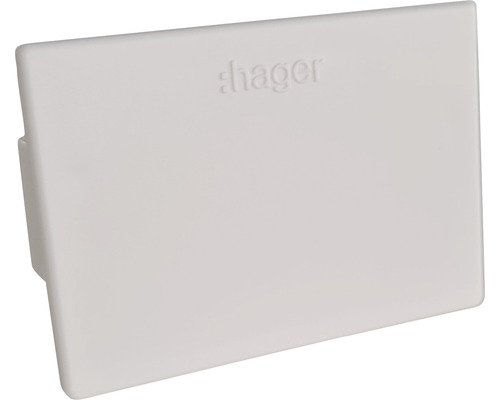 Hager eindstuk voor LF/LFH 40x57 mm verkeerswit