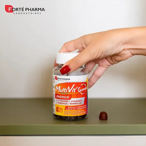 Forté Pharma Multivit' Energy 60 gomas Multivitaminas, Energia e Vitalidade