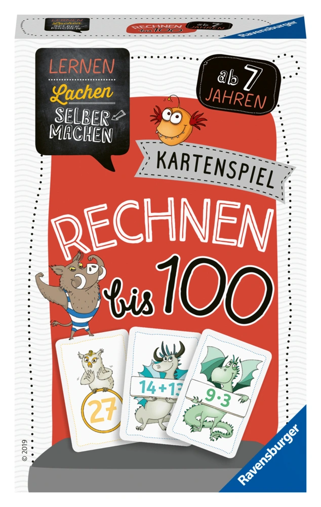 Ravensburger 80660 - Lernen Lachen Selbermachen: Rechnen bis 100, Kinderspiele L