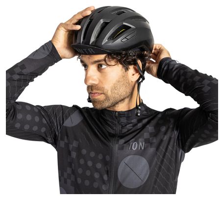 Maillot de Gravel manches Longues ION VNTR AMP Noir Homme