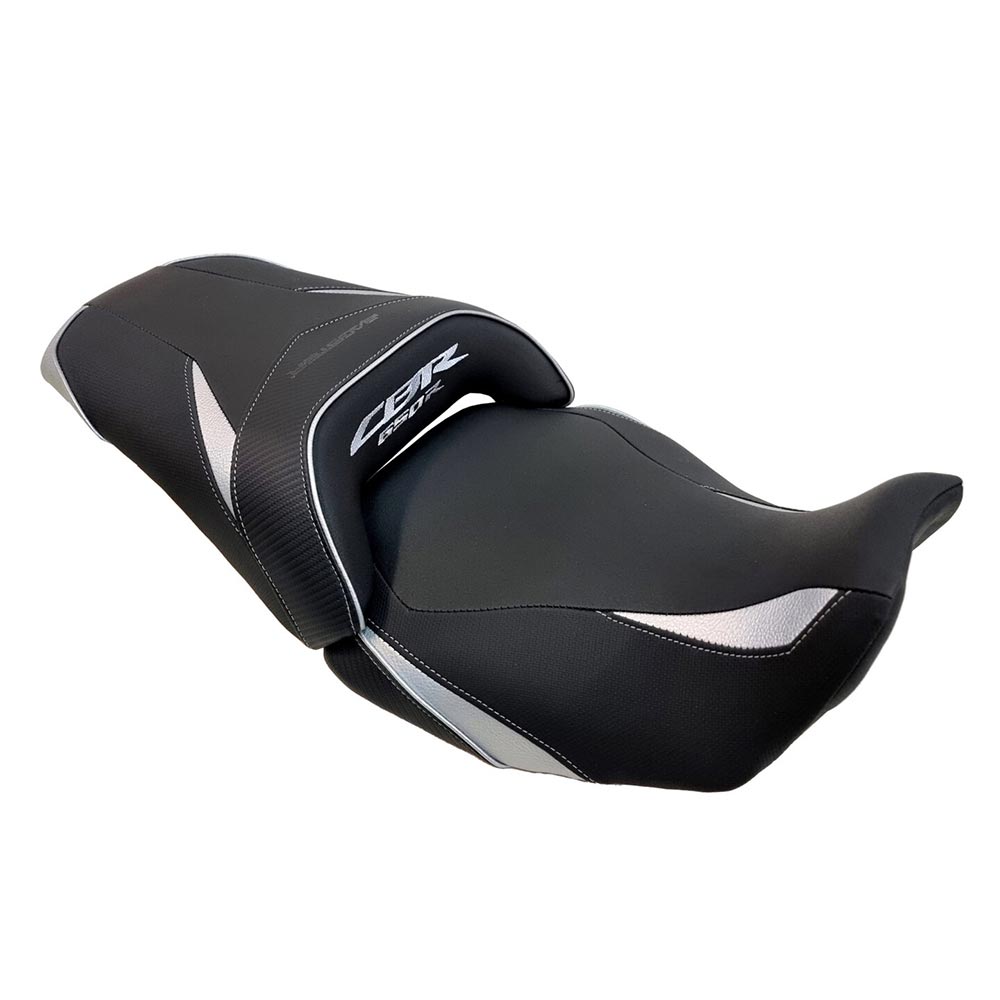 Bagster - Selle Ready Luxe série spéciale Honda CBR650 R (2019-2020) Noir / Argent