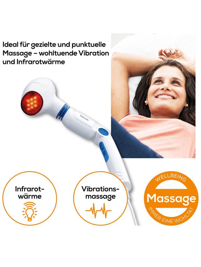 Massagegerät infrarot, Vibration, drehbar