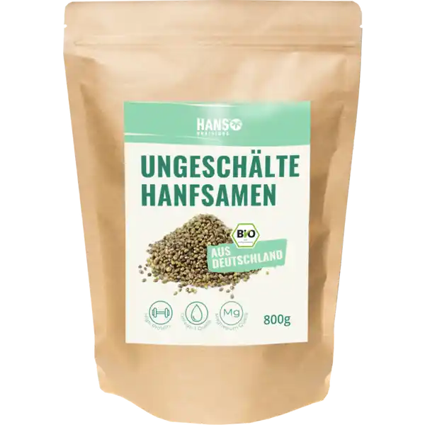 Bio Ungeschälte Hanfsamen