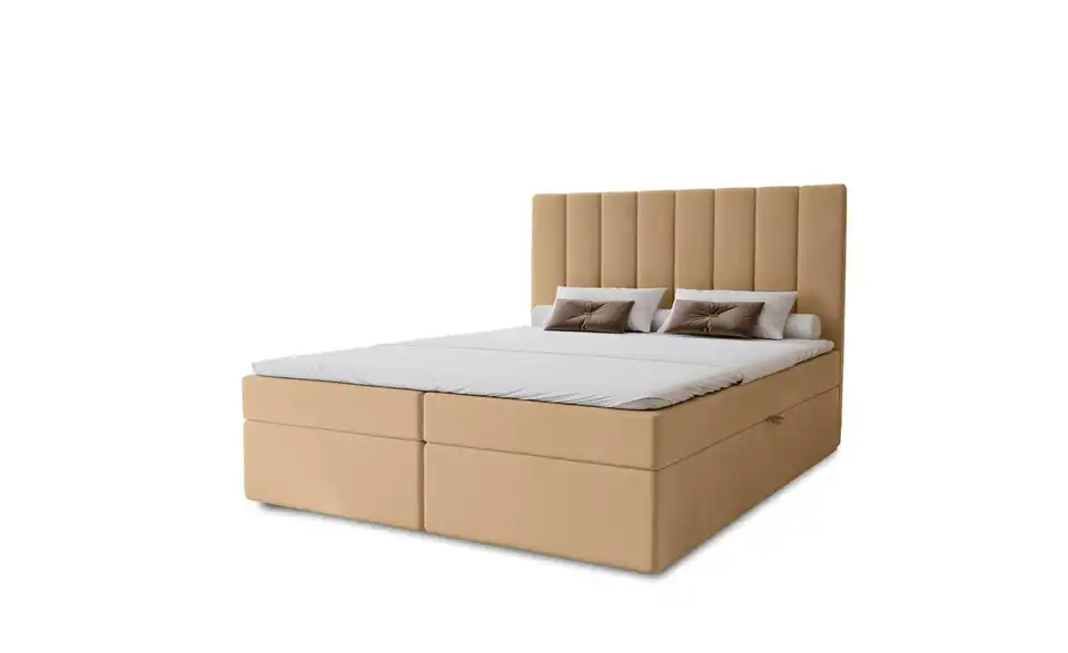 Boxspringbett 122 cm 120x200 cm Beige