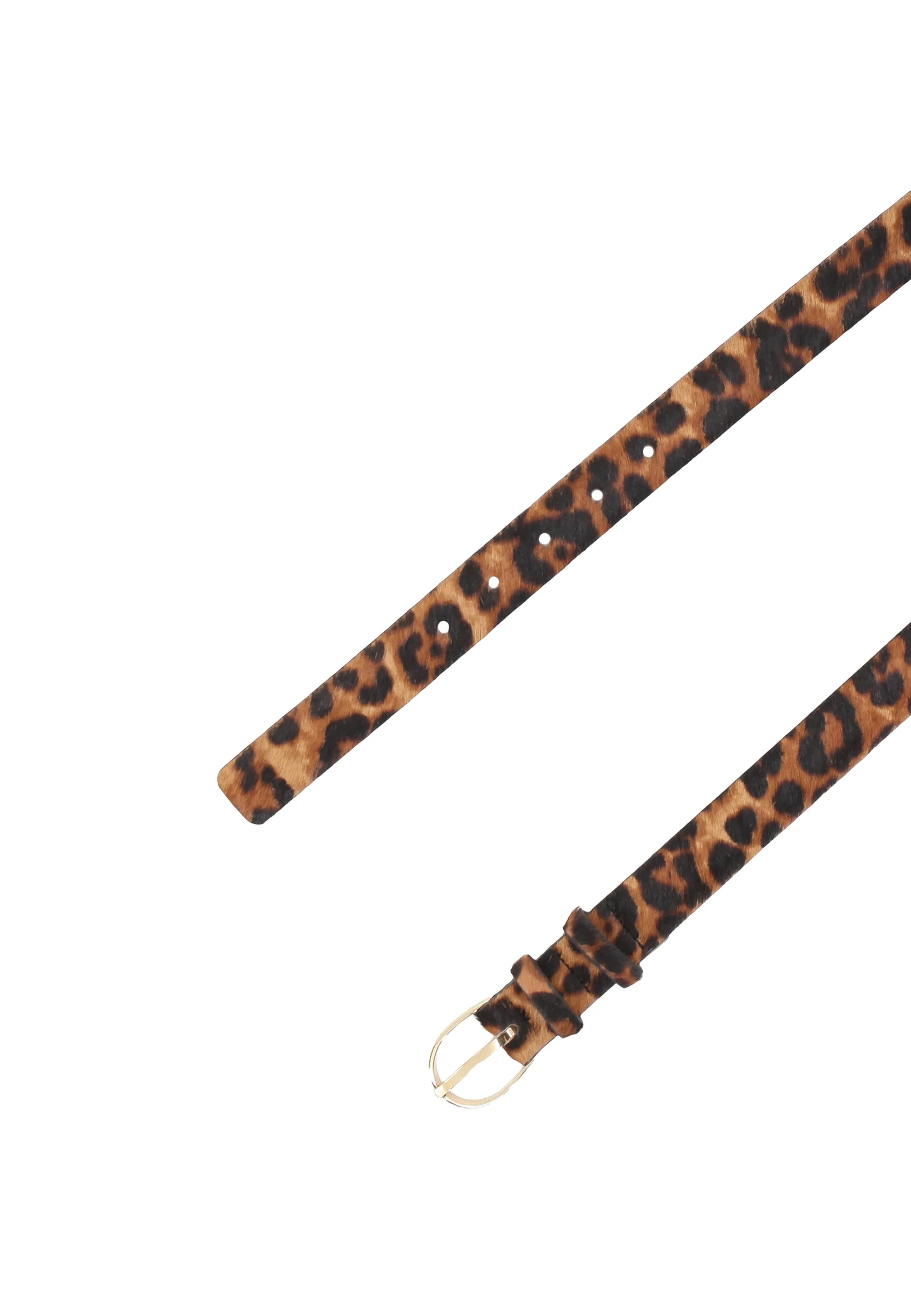 Belt Leather Animal print Standard
