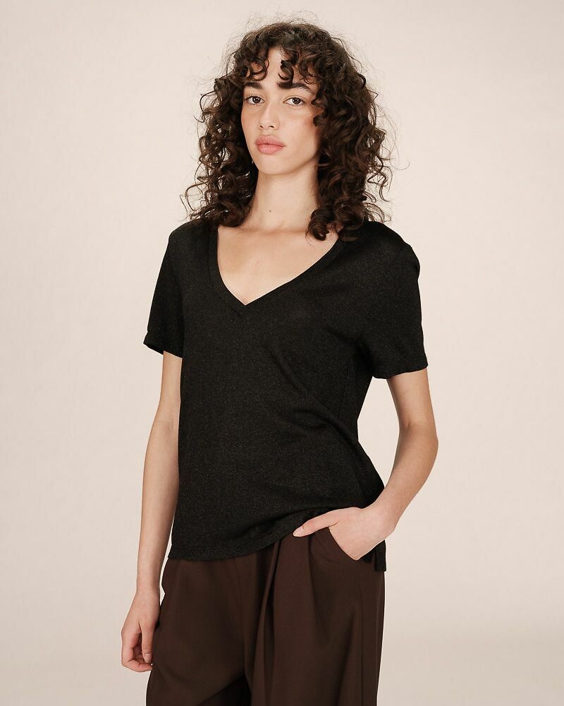 GRACE & MILA<br>Camiseta em lurex STARDUST
