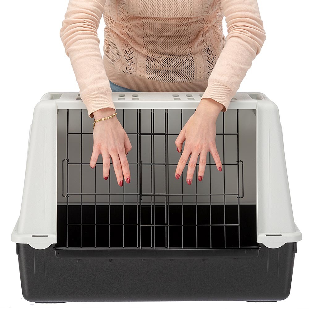 Ferplast transport chiens pour voiture atlas car mini avec grilles d'aération, tapis drainant inclus