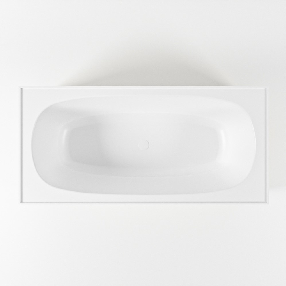 Mondiaz Freeze vrijstaand bad 180x85cm kleur linen/talc