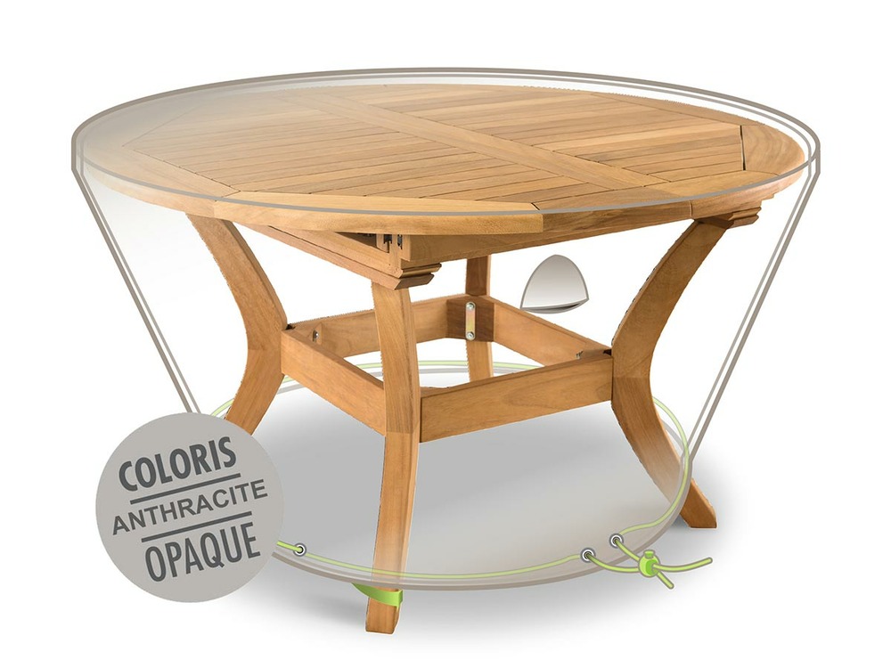 Housse de protection cover air pour table de jardin ronde - ø 120 x 50 cm