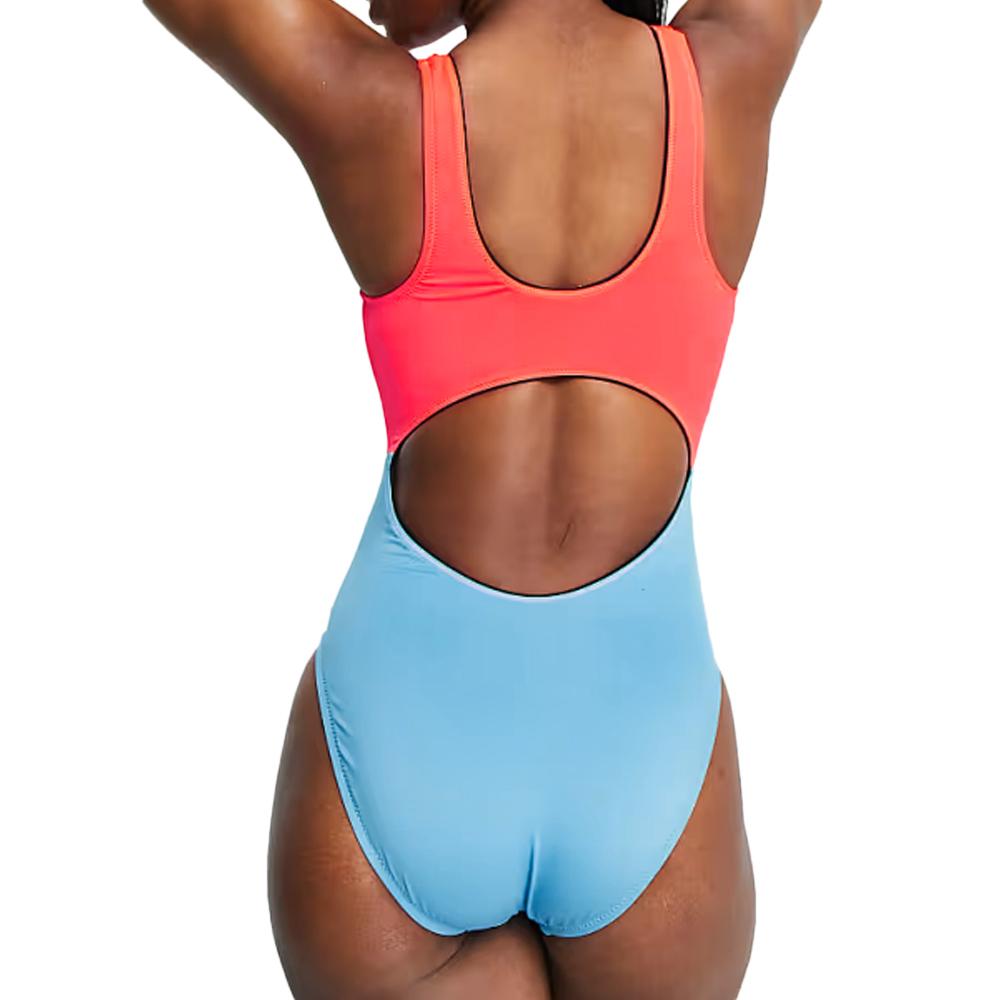 Nike Maillot de bain 1 pièce Rose/Bleu Femme Nike Cutout