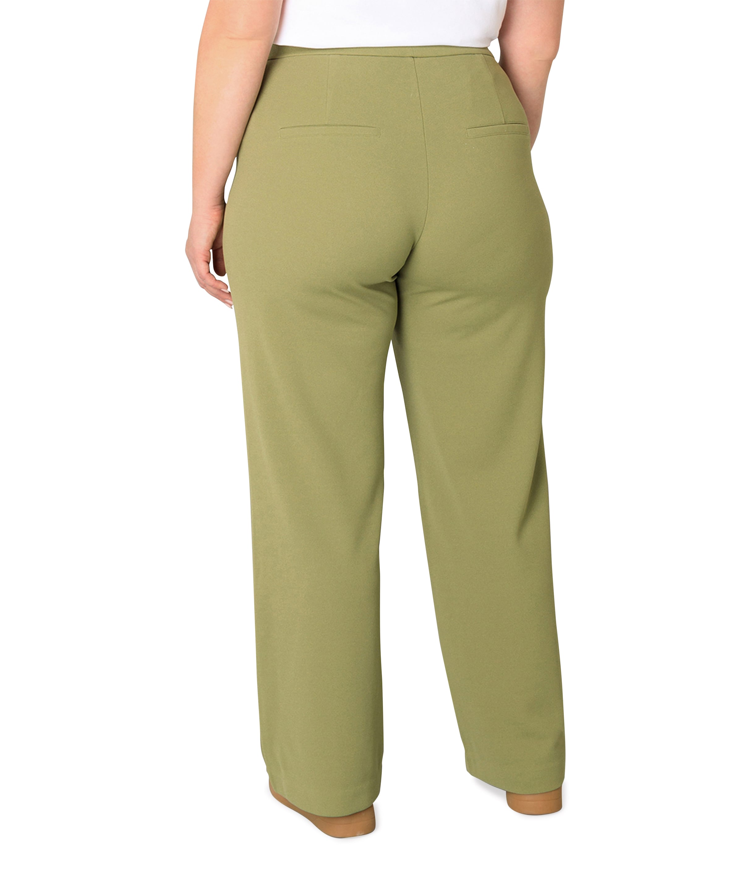 Base Level Curvy Arah dames broek groen
