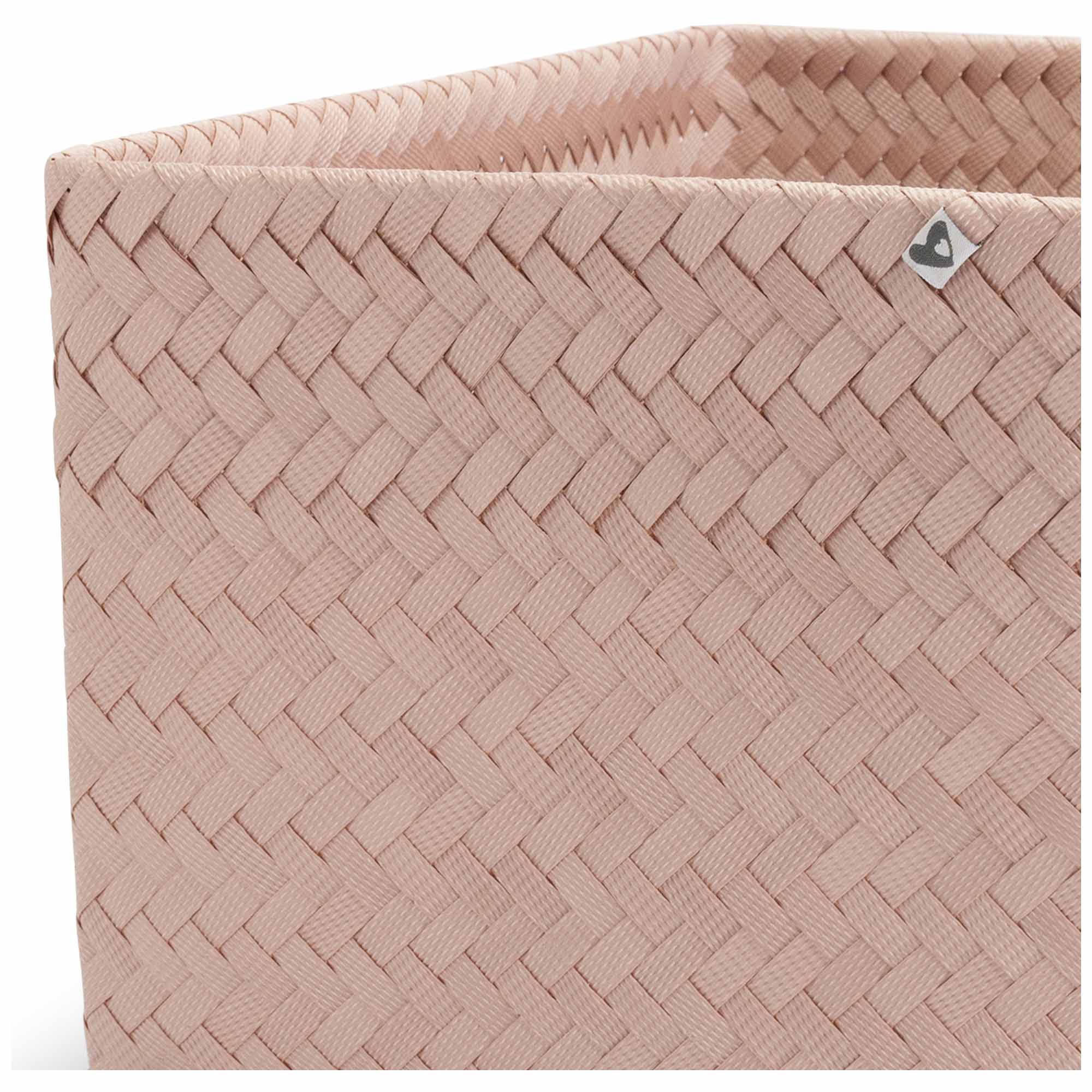 Prénatal mandje vierkant roze