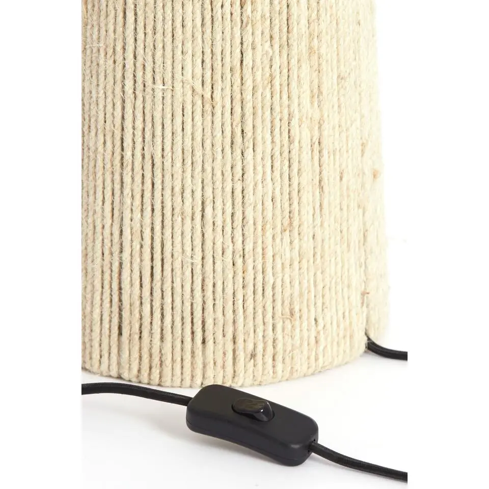 Tafellamp Pitino - Jute - Ø31,5cm