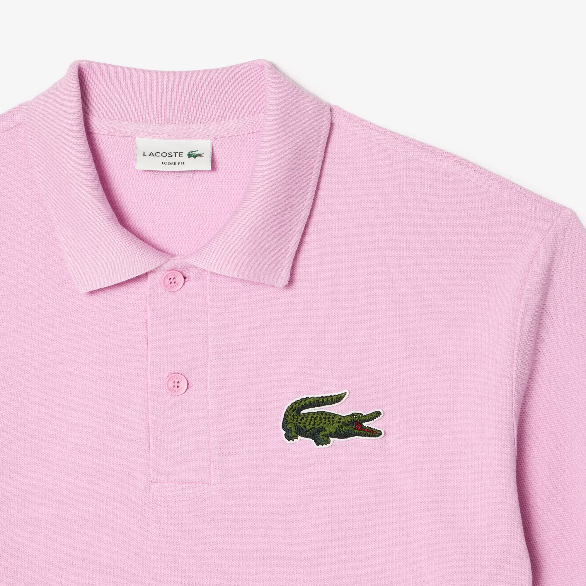 Polo Original L.12.12 loose fit crocodile 80's Manches Courtes - Rose - Lacoste - Unisex