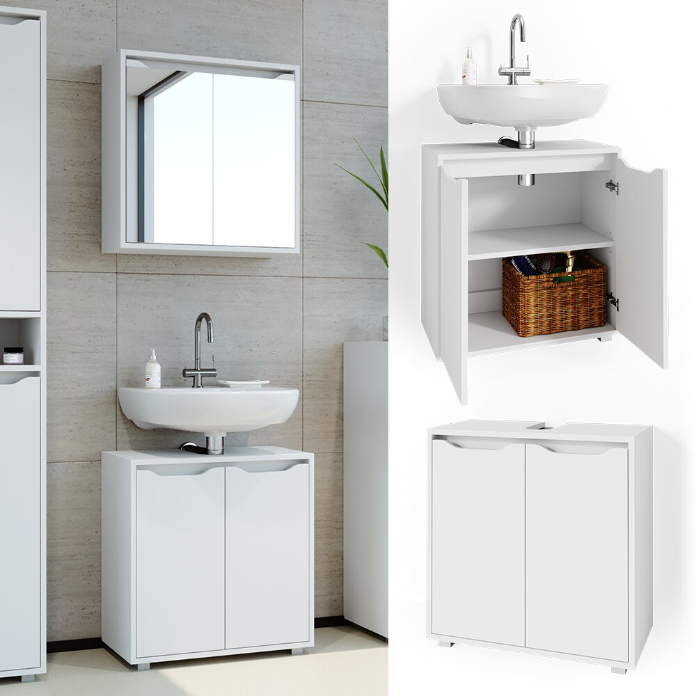 Vicco Waschtischunterschrank Badschrank Waschbeckenunterschrank Ruben Waschtisch