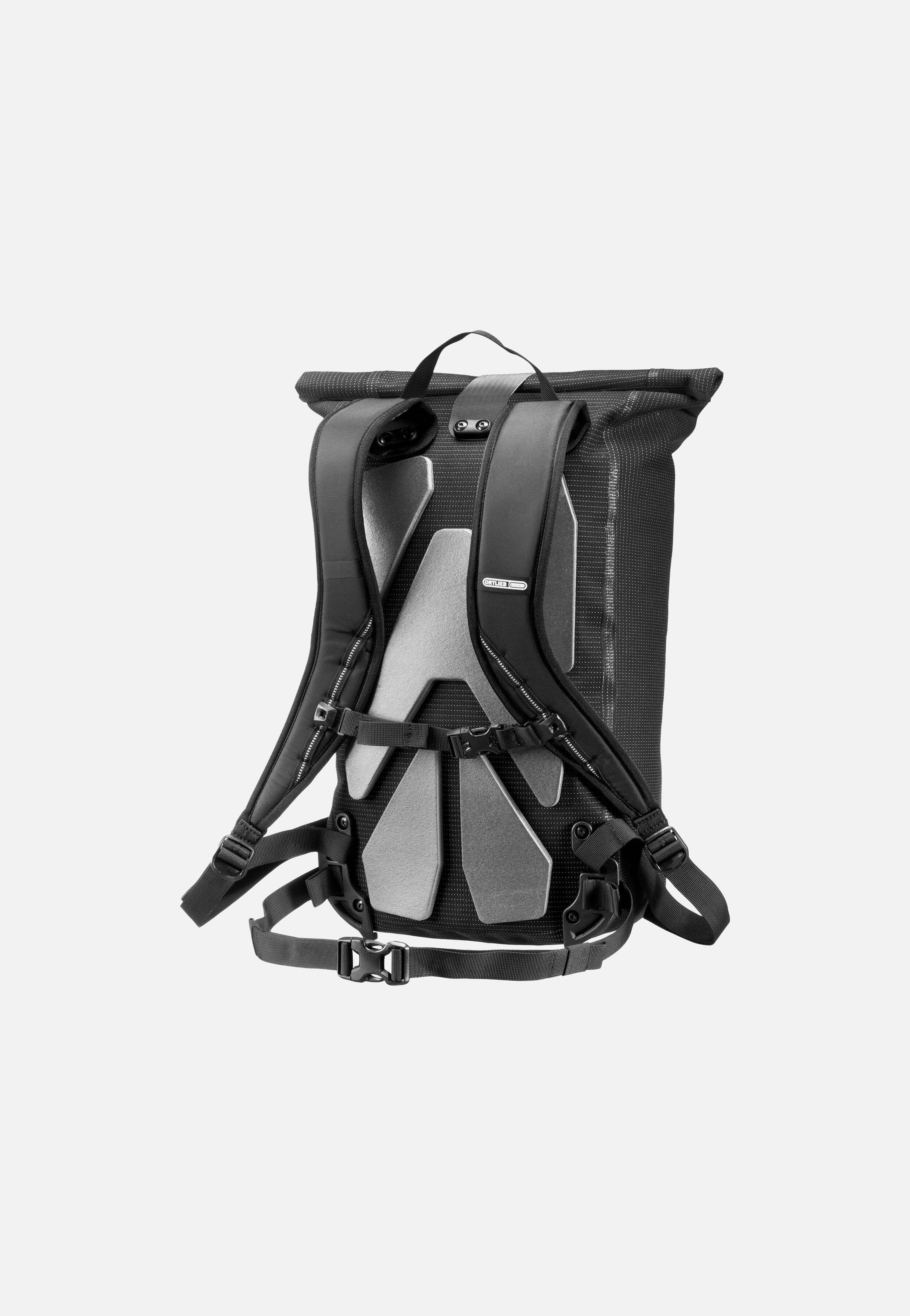 Velocity High Visibility Schwarz Reflex - Rolltop Rucksack