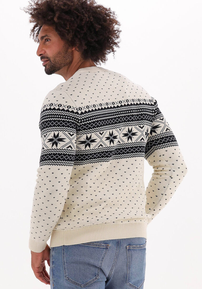 SELECTED HOMME gebroken wit selected homme trui claus ls knit crew neck