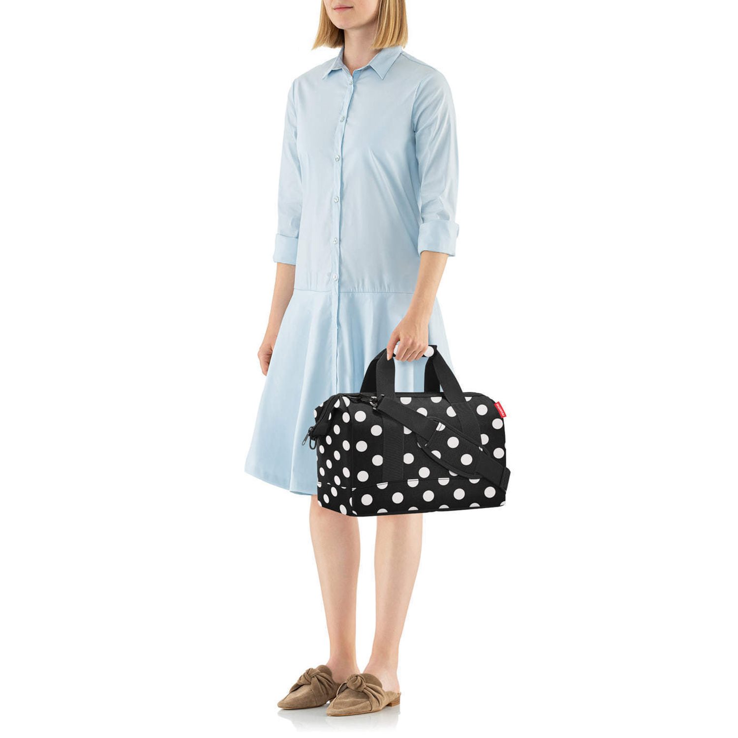 Reisenthel Travelling Allrounder M leo dots white
