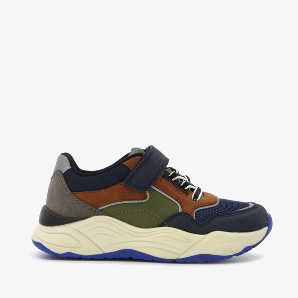 Blue Box jongens sneakers blauw/bruin