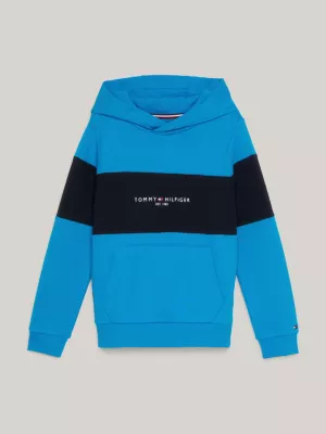 Moletom com capuz Essential Color Blocked Logo
