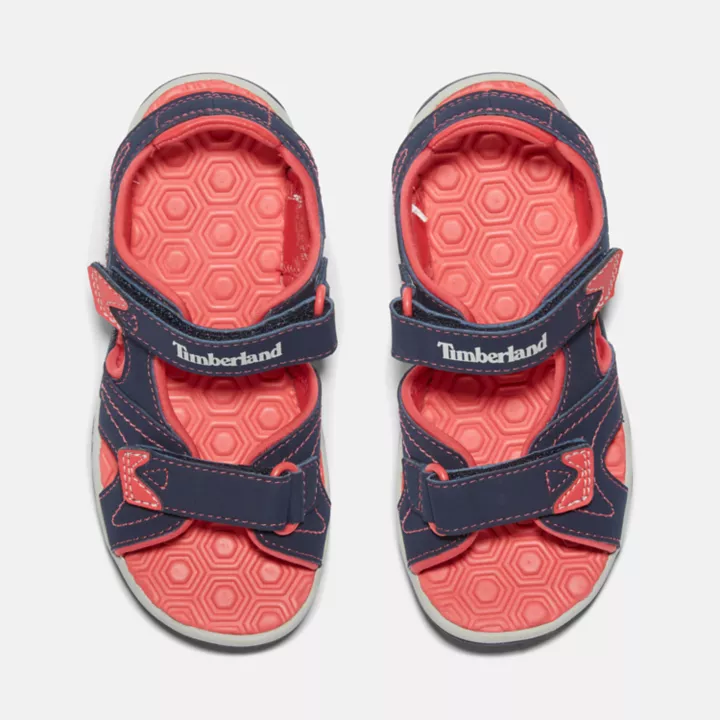 Sandale à double bride Adventure Seeker pour enfant en bleu marine foncé