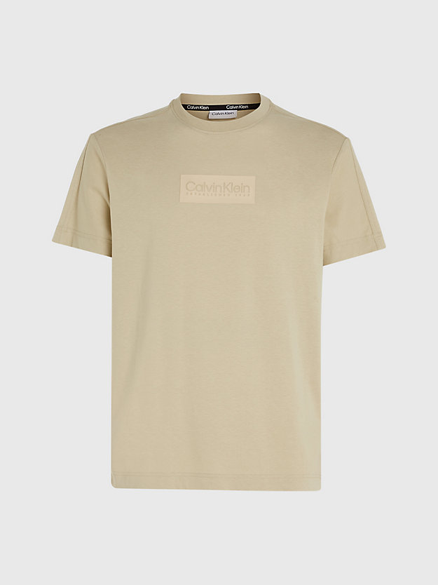 Camiseta de algodão com logotipo