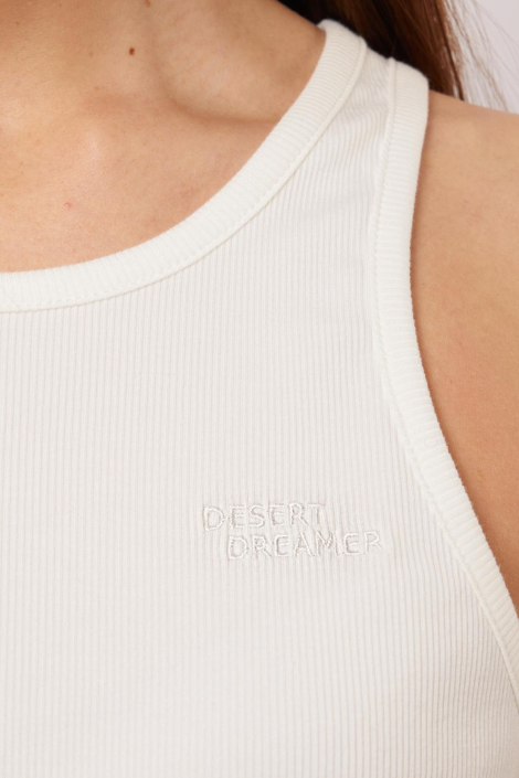 Fluresk beige dames top