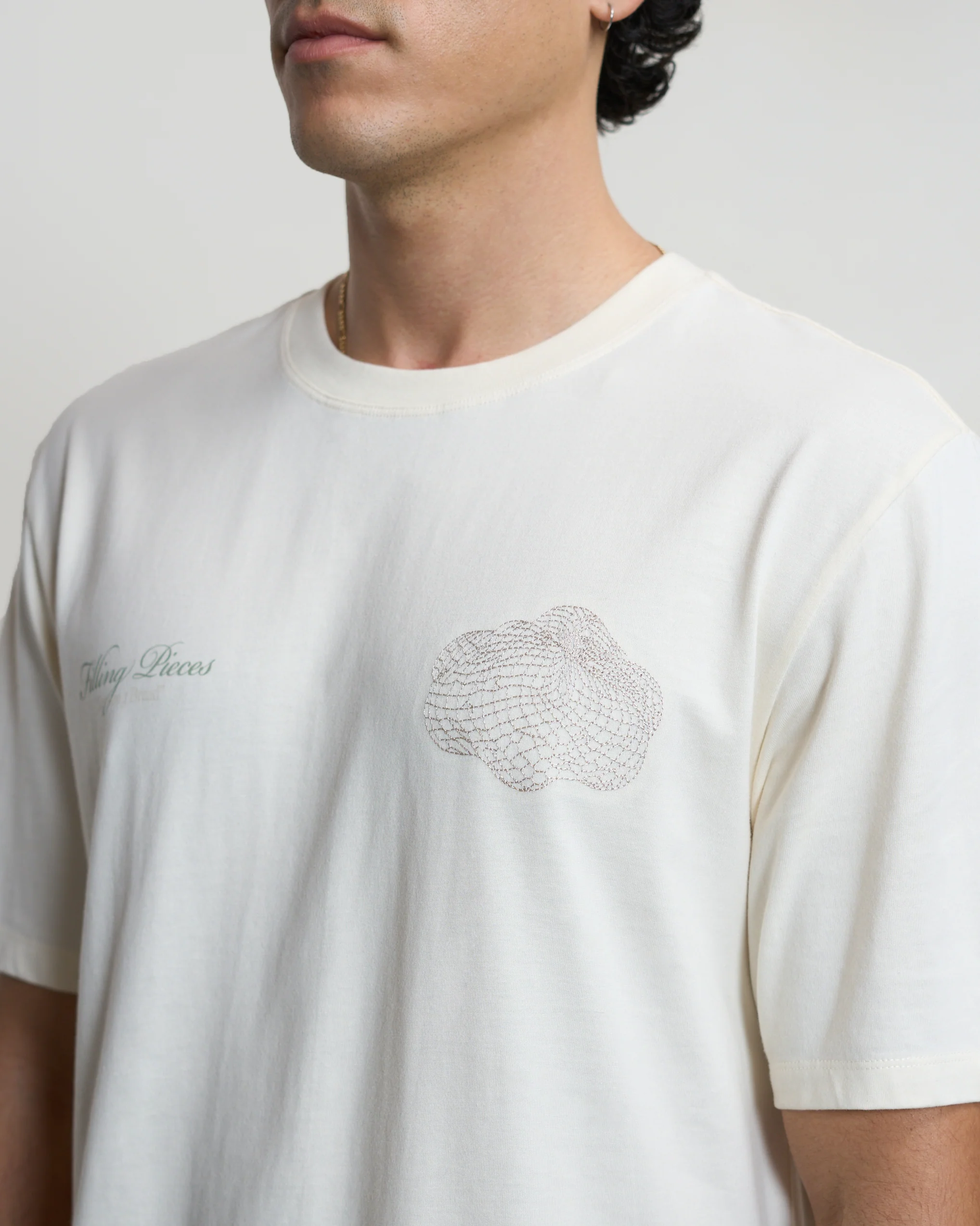 T-shirt Citrus Antique White