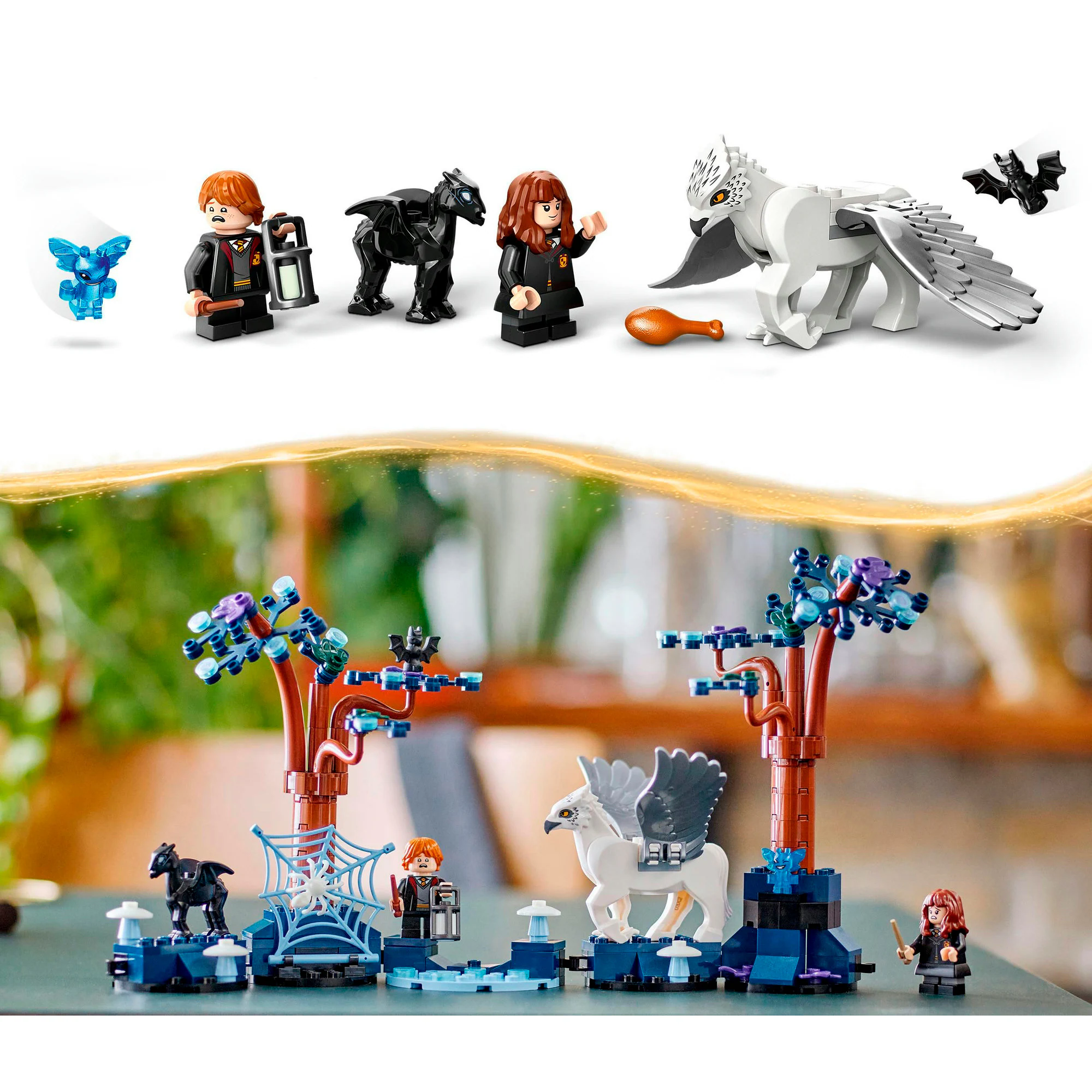 LEGO Konstruktionsspielzeug Harry Potter Der verbotene Wald: Magische Wesen
