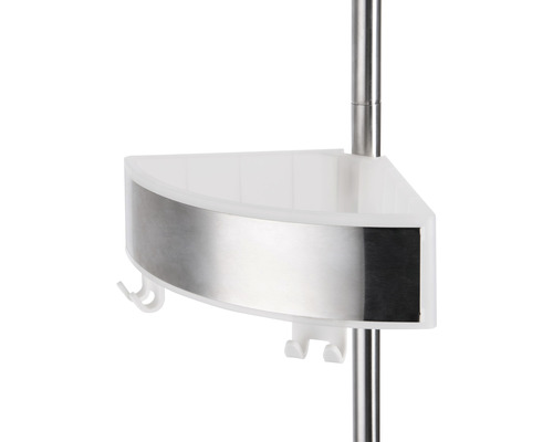 form&style telescopische hoekplank, 3 niveaus, inclusief spiegel