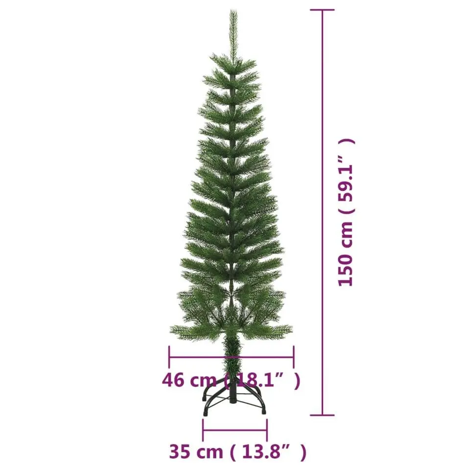 vidaXL - Kerstboom - Groen - 150 x 46 cm