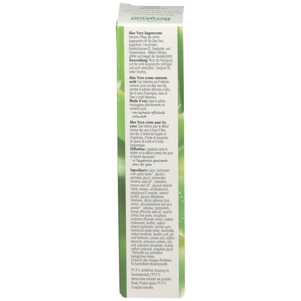 Bergland Aloe Vera Augencreme