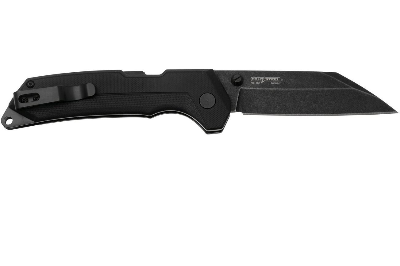 Cold Steel Karve FL-38VK Blackwashed AUS10A, Black G10, zakmes