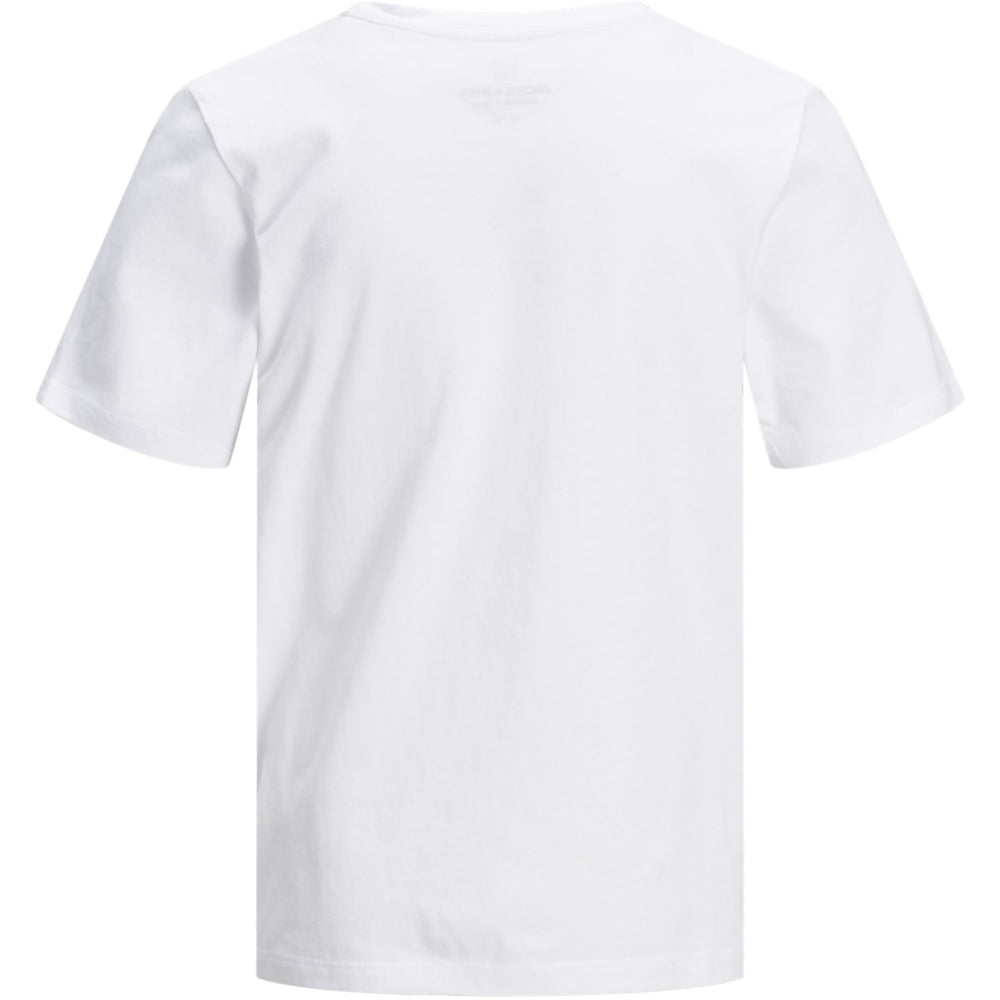 Køb Jack & Jones Junior White Jjeorganic Basic Tee Ss O-Neck Noos Jnr